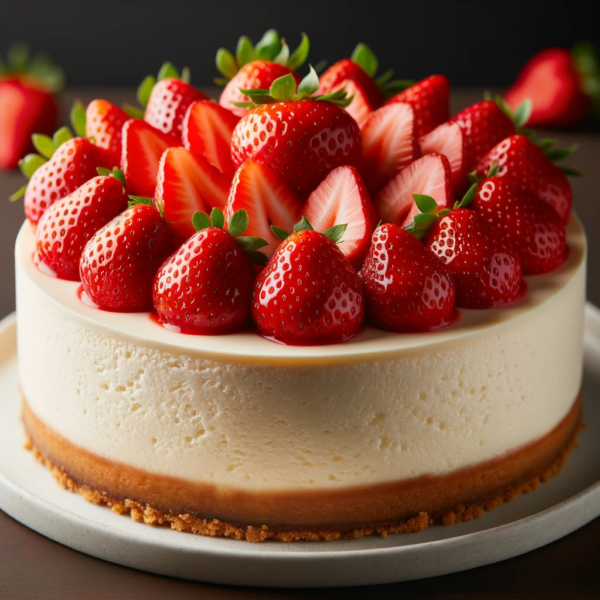 Strawberry Euphoria Cheesecake